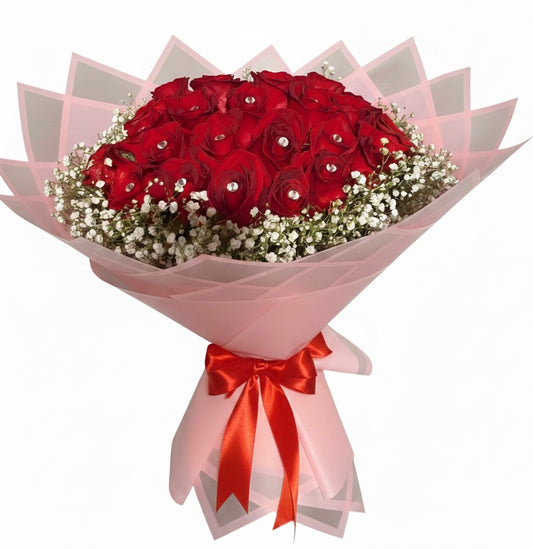50 Rosas Rojas – Buchón Elegante