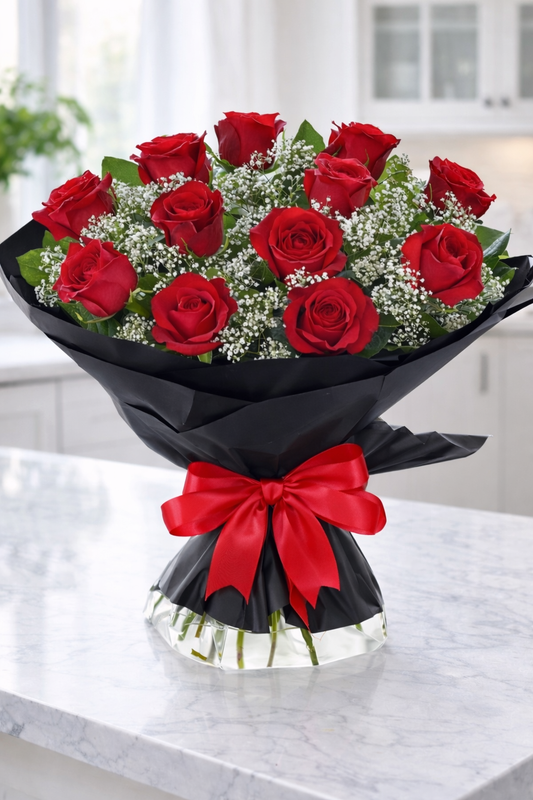 12 Rosas Rojas – Entrega Hoy en Las Vegas